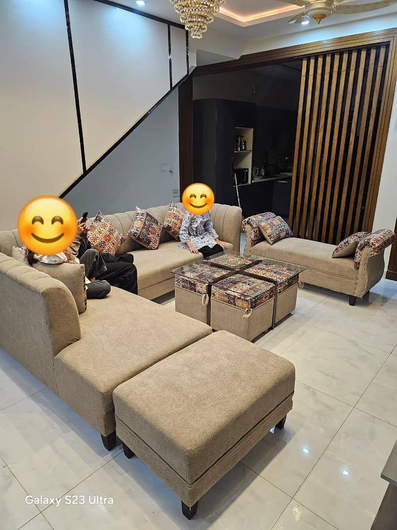 Bubble L Shape Sofa 1