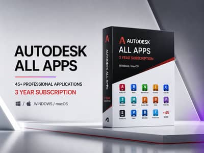 Autodesk All Apps – 3 Year Subscription | 45+ Premium Apps