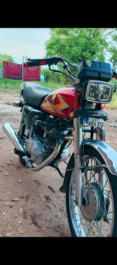 CG125 ( Senkie 2011 ) Chrome silencer