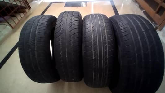 4 tube less tyres 15" size
