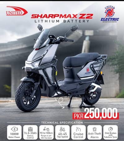 United Sharp Max Z2 2026 Model | Cruise Control | Anti Theft Alarm