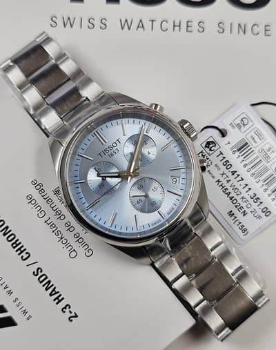 Tissot Men's chronograph new models. Brand new, original swiss made