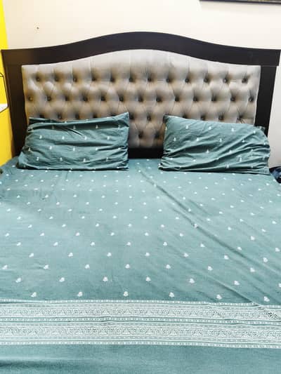 Wooden bed