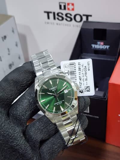 Tissot Men's 41mm Silicium/Gentleman Powermatic Swiss Models