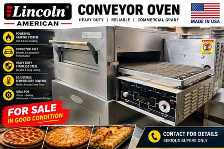 LincoIN conveyor oven | 18 inch belt | American oven