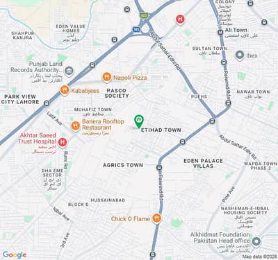 Residential Plot Spread Over 5 Marla In Etihad Town Phase 1 Available