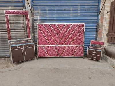 New Stainless Steel Double Bed Non Magnet Steel Argun Welding|King bed
