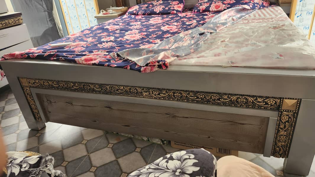 Bed dressing side tables and sofa set 4