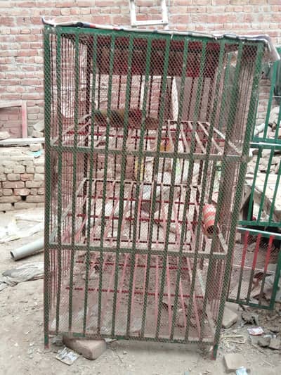 iron cage . 3 portion. strong structure