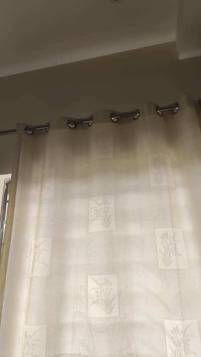 1 curtain available. 5 feet width and 8.5 feet length. price negotiable