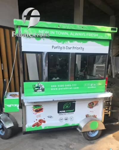food Cart / Fast Food Stall on Wheels – Ready to Use