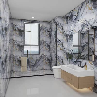 Marble Sticker - UV Sticker - 3D Wallpaper - Wall Sticker - Stiickers