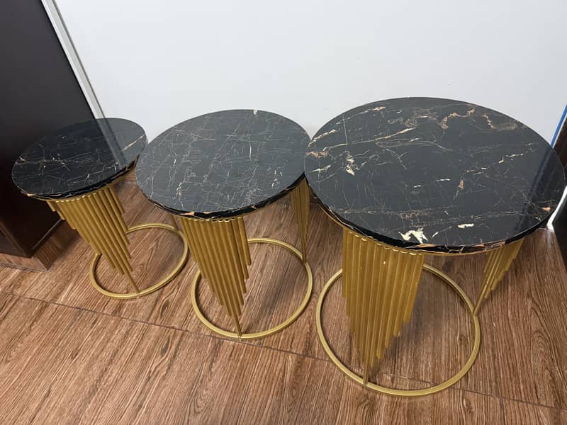 Premium 3-Piece Table Set + Complete Wooden Dining Table Set (Excellen 0
