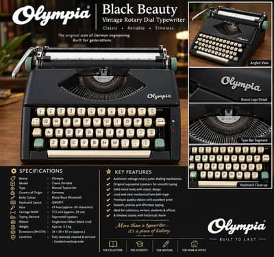 Olympia Typewriter, Laminator and shredder 0300-4331882
