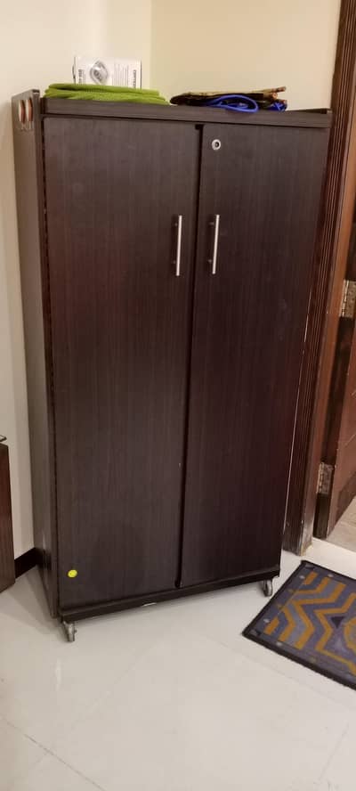 Wooden wardrobe used in good condition