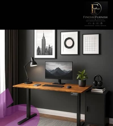 Standing Desk Electric Height Adjustable | Sit Stand Office Table