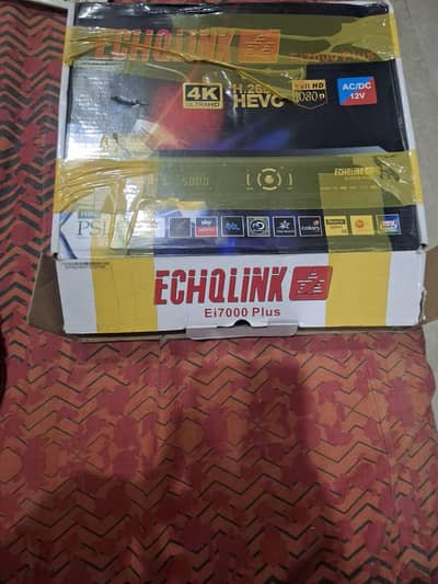 EchoLink EI 7000 Plus 4K Ultra HD Satellite Reciever- Excellent Condit