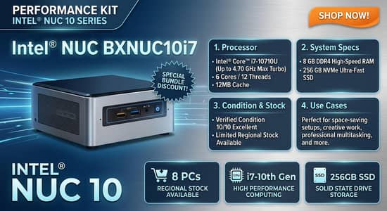Intel NUC core i7 10700u