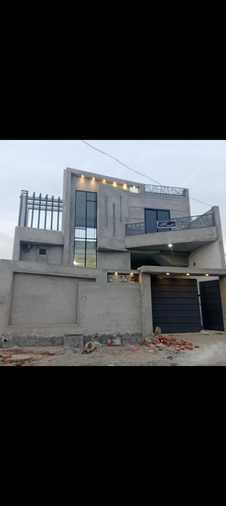 Construction with material 1