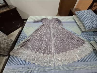 Brand New Lavender/Lilac Heavily Premium Embellished Maxi Dress