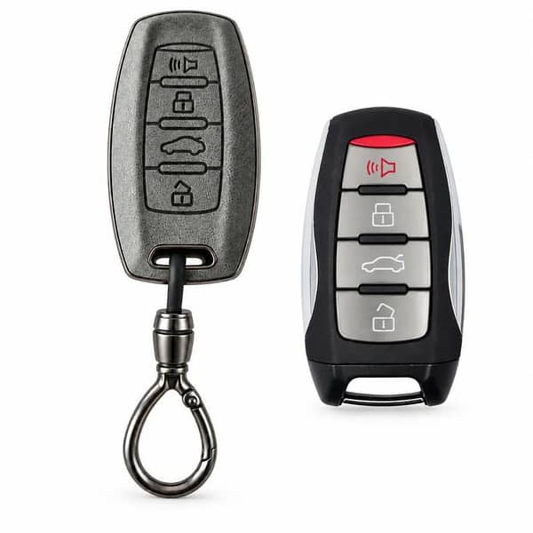 Haval H6 Metal Key Cover with Metal Key Chain | Premium Key Protector