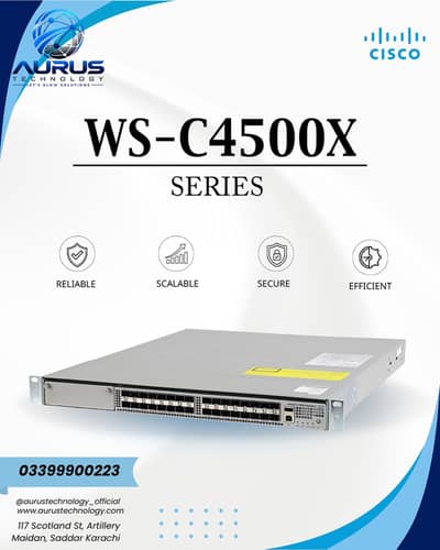 Cisco Catalyst Switches & Routers | WS-C2960X, C1000, C4500X, ASR1001