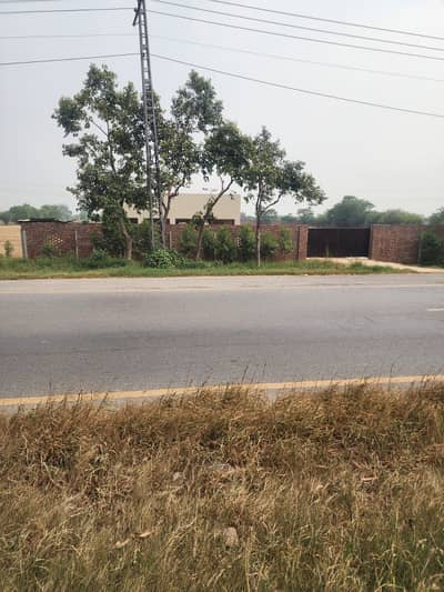 22 kanal commercial plot for sale at prime location of Lahore Sundar Stop,main highway Multan road.