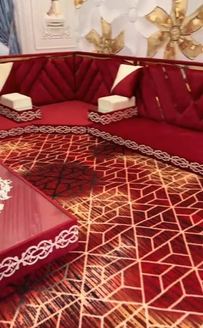 Arabic sofa design- arabic majlis setup- sofa set - bethak