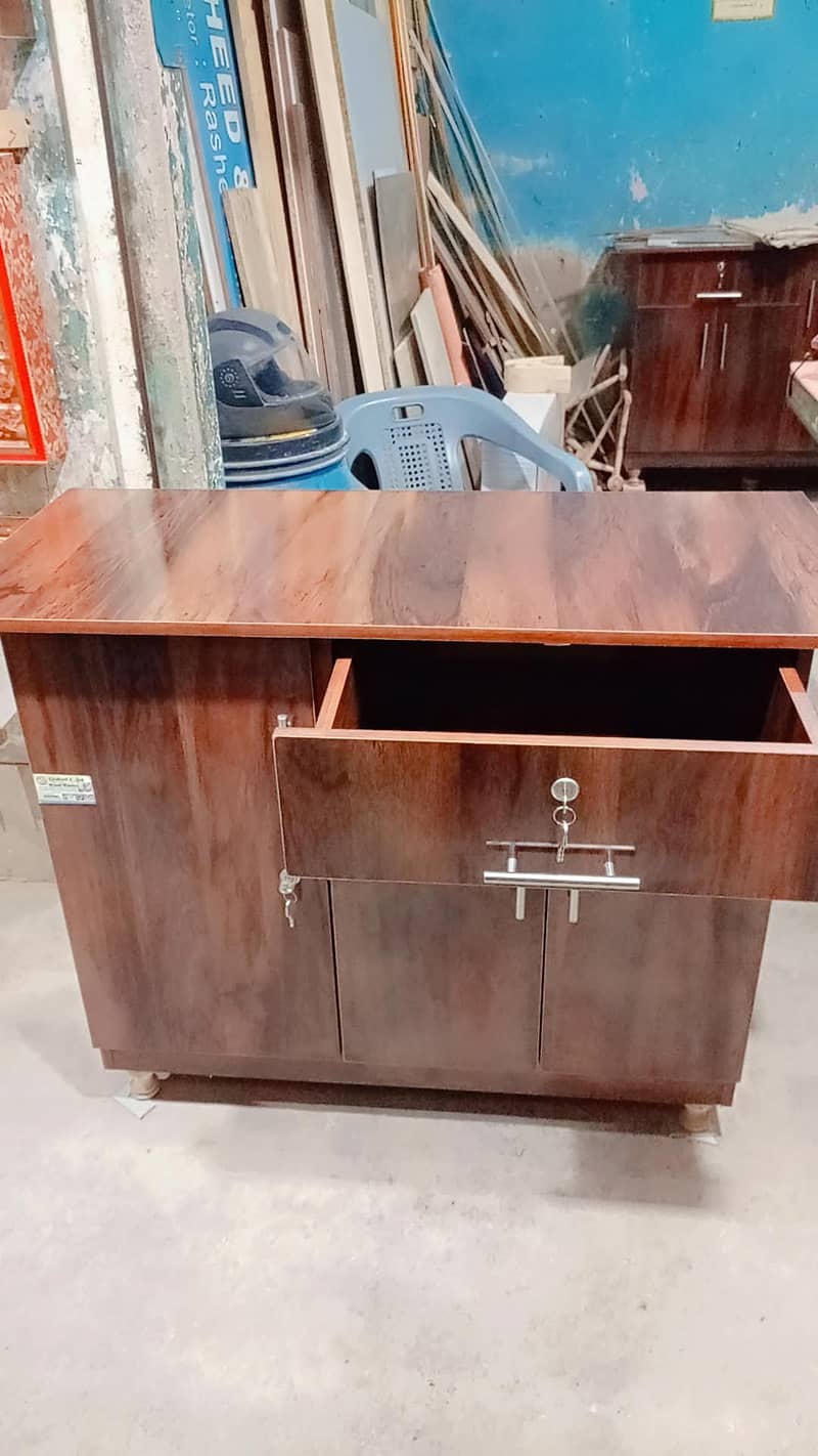 Office table used item , study table , wooden solid table 1