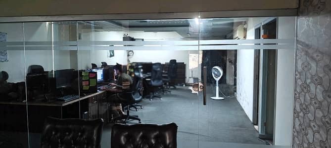Prime Location Main Boulevard Gulberg Office For rent Sized 1242 Square Feet
