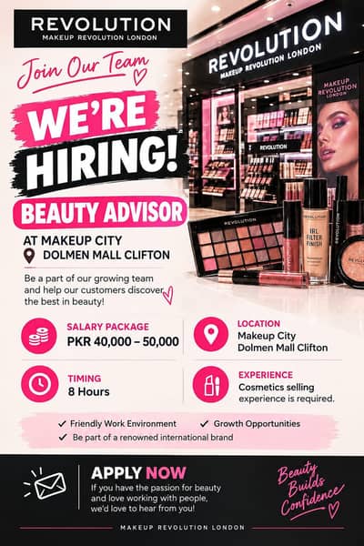 Beauty Advisor – Makeup Revolution