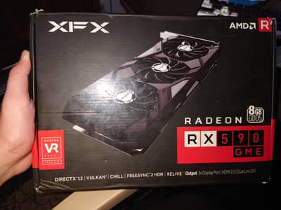 RX 590 XFX TRIPLE FAN . WITH BOX