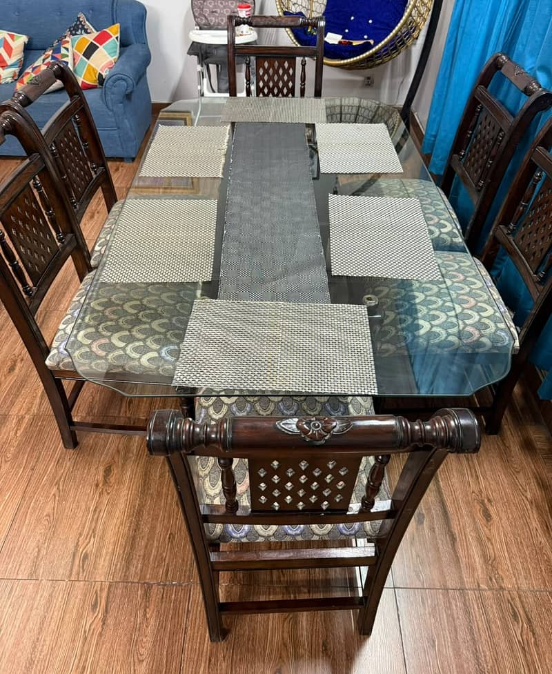 Premium 3-Piece Table Set + Complete Wooden Dining Table Set (Excellen 6