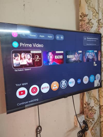 Google TV. Haier Smart LED 32+"