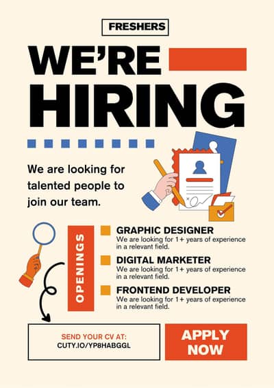 Urgent Hiring - Graphic Designer / Digital Marketer / Frontend