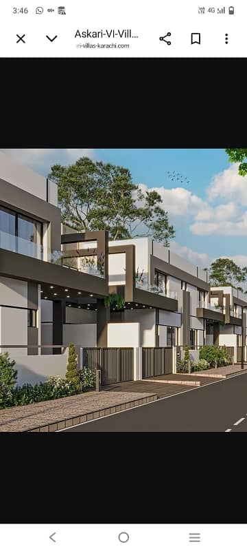 Askari 6 270 Square Yards Villas Available on 3 Years Installment Plan