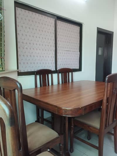 Dining table and chairs