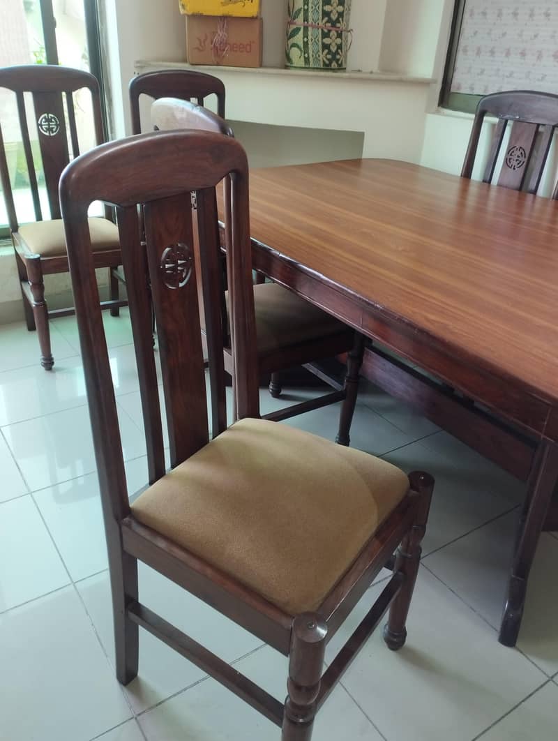 Dining table and chairs 1
