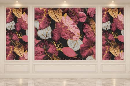 Wall paper- Pvc wallpanel- Pvc wallpaper- Solid panel - wall sheet
