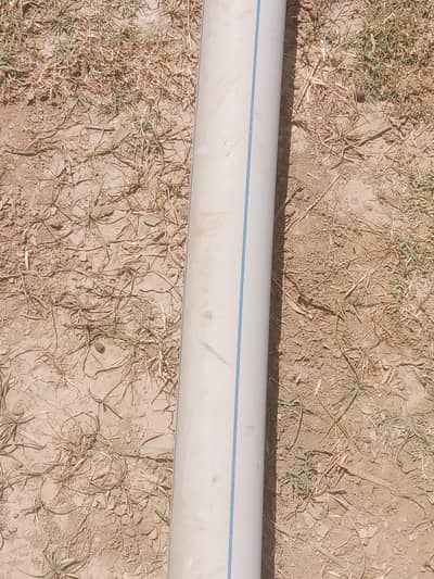 HDPE White Pipe Blue Line 3 inch