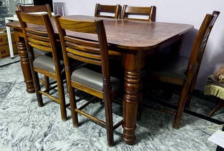 6 seater dining table
