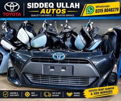 Toyota Aqua 2015 Front Bumper & Exterior Body Parts Available