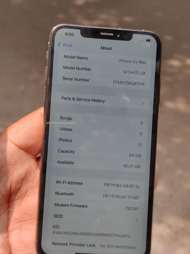 Apple iPhone XS Max 8