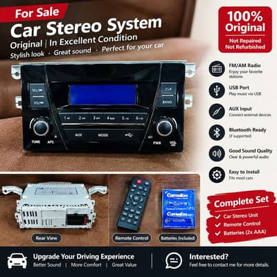Original Toyota Corolla Car Stereo with Remote – Excellent C