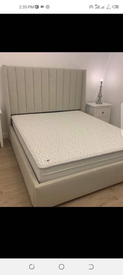 Wooden bed , Double bed , bed set for sale , bed set with matress