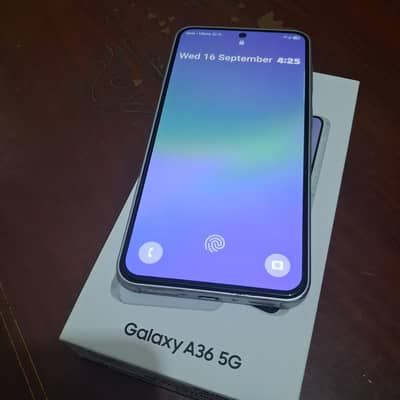 Samsung Mobile A36 white Complete Box