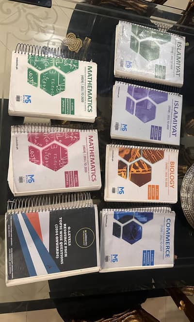 bundle of unsolved olevels past papers of Ms books