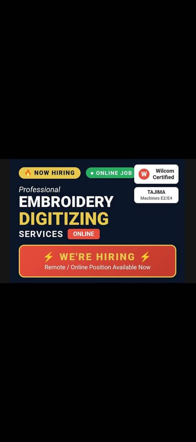 Need Embroidery Digitizer Export