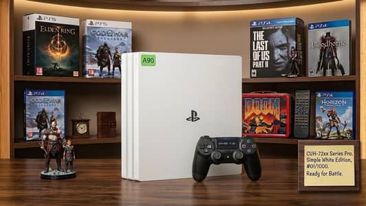 PlayStation 4 Pro White jailbreak 1tb