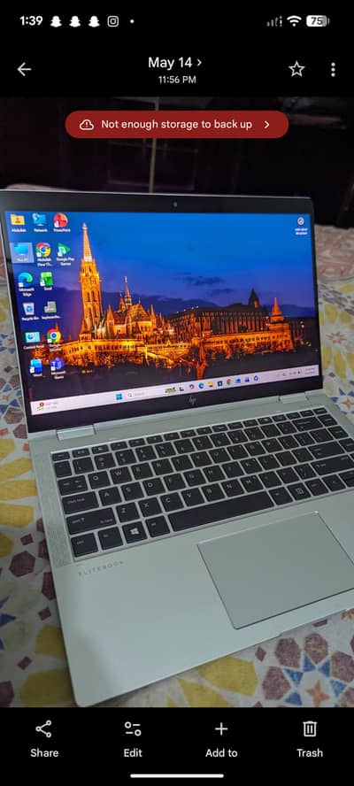 HP EliteBook Core i7 Touchscreen Laptop | 16GB RAM | 512GB SSD